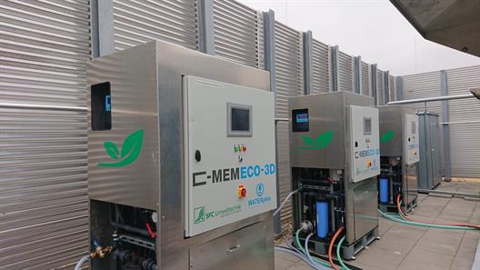 The recooling plants of the Düsseldorf University of Applied Sciences serve to provide the cooling capacity urgently required for the university's operations, especially in summertime.